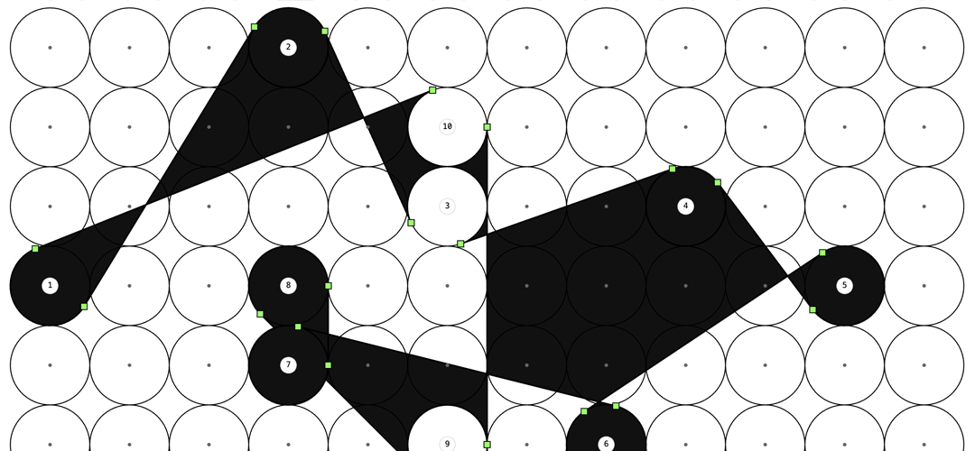 切线围合工具预览